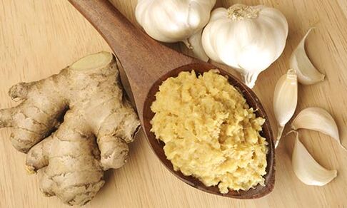 ginger and garlic for osteochondrosis